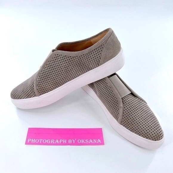 FRANCO SARTO NADINE SLIP-ON SNEAKER Gray  Suede size 9 M - Picture 15 of 15